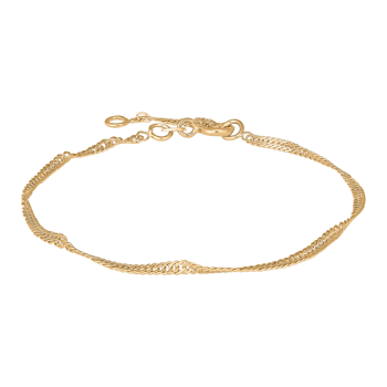 Armbånd i 9 karat guld fra Siersbøl – forhandlet hos Houmann.dk