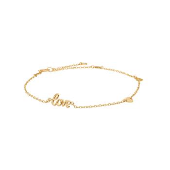 Armbånd med hjerte i 8 karat guld fra Siersbøl – forhandlet hos Houmann.dk