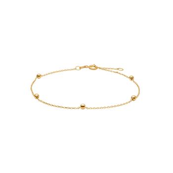 Armbånd med kugle i 8 karat guld fra Siersbøl – forhandlet hos Houmann.dk