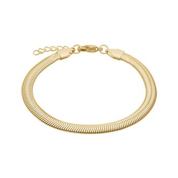 Nordahl calma slangearmbånd i guld 17+2 cm