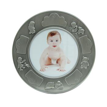 Noa Kids fortinnet fotoramme (rund) med piger