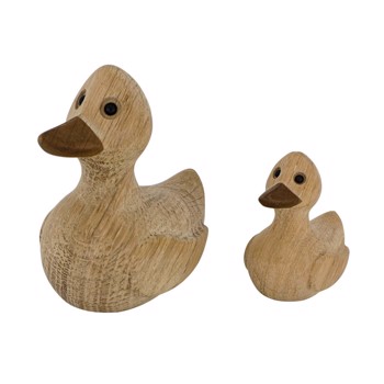Nordahl træfigur-And med ælling sæt, fra Noa Kids