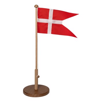 Nordahl egetræ, flagstand 39 cm med splitflag