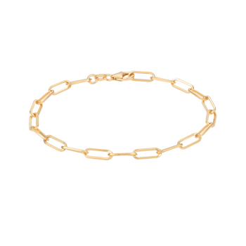Armbånd i forgyldt sølv, 21 cm – Støvring Design