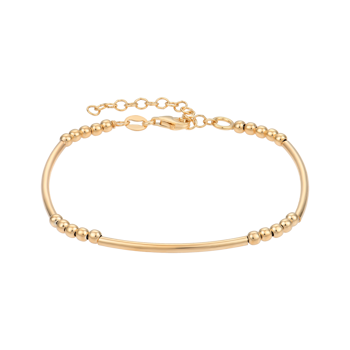 Armbånd i forgyldt sølv med ugle – Støvring Design