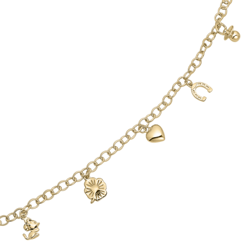 Armbånd i forgyldt sølv, 16 cm – Støvring Design