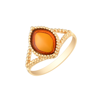 Ring i forgyldt sølv – Støvring Design