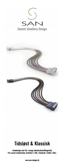 San - Danish Jewellery Design se deres smykker hos Houmann's Netbutikker
