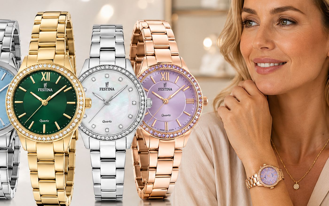 Festina dameure hos Houmann