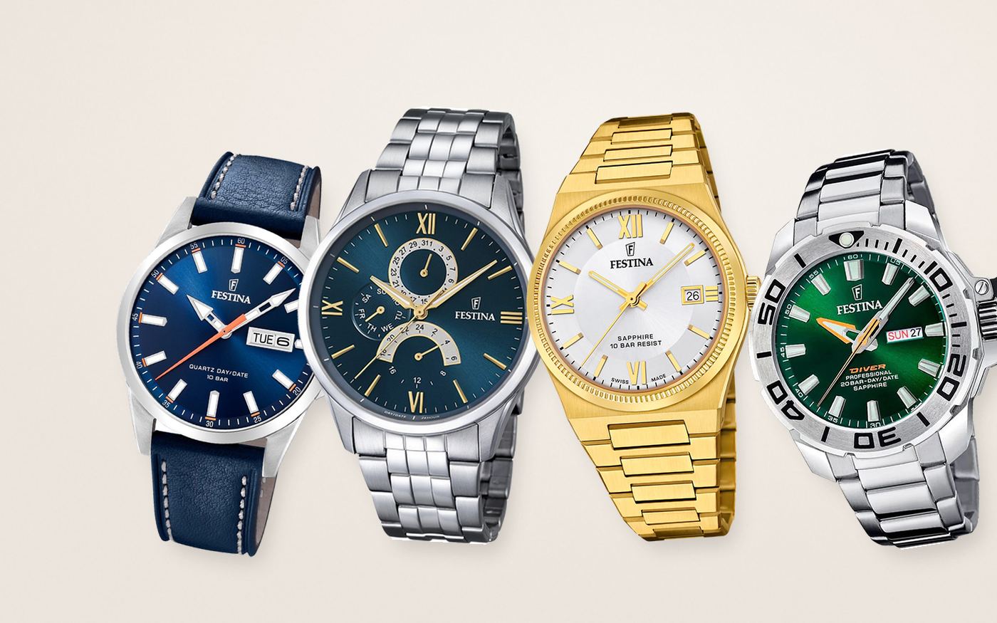 Festina herreure hos Houmann