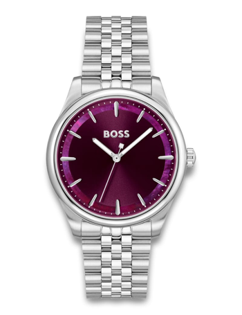BOSS Sage Classic dameur i stål med lænke – 1502778