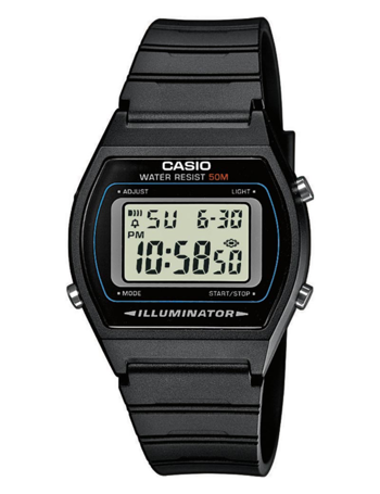 Casio Classic W-202-1AVEF ur i gummi med rem