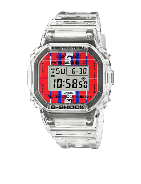 G-Shock Sølv resinplast Digital Herre ur fra Casio, DWE-5600KS-7ER