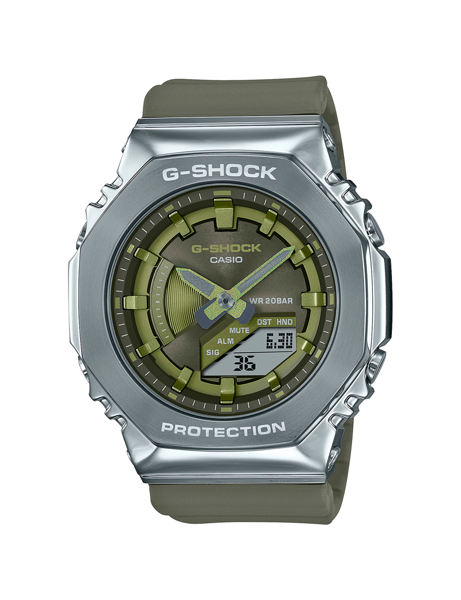 G-Shock Sølvfarvet carbon Batteridrevet quartz Unisex ur fra Casio, GM-S2100-3AER