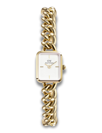 ADW00100836, Daniel Wellington Chain Watch Gold Quartz Dame m/lænke