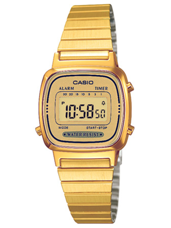 Casio Collection LA670WEGA-9EF ur i rustfrit stål