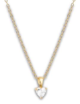 Mockberg Bonne Gold Necklace White Halskæde - Mockberg hos Houmann.dk