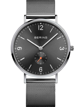 Bering Classic herreur 41mm i grå stålmesh