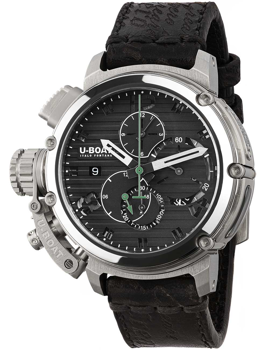 U-Boat 9592 Herre ur Chimera 46mm Chrono SS Black Automatic 10ATM armbåndsur