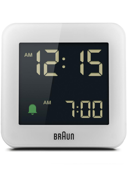 Braun BC09 digitalt vækkeur i hvid