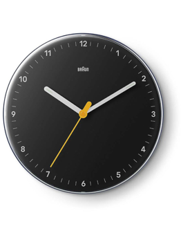 Braun Classic vægur 230 mm i sort