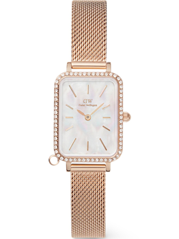 Daniel Wellington DW00100748 Dame Ur Quadro Charm Bezel 26mm 3ATM armbåndsur