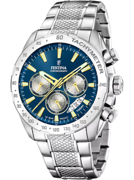 Festina F20668/5 Herre Ur Timeless Chronograph 45mm 10ATM Armbåndsur