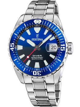 Festina F20669/1 Herre Ur Dykker Ur 42mm 20ATM Armbåndsur