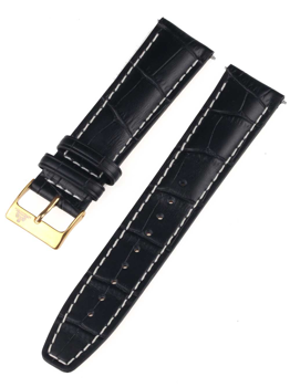 Model 22 mm schwarz - gold, autoriseret forhandler Houmann - DK