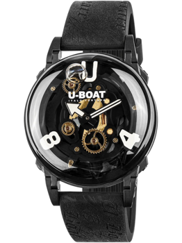 U-Boat 3355 Herre ur U-65 PVD White Capsoil 44mm 5ATM armbåndsur