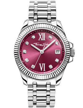 Thomas Sabo WA0407-201-212 Dame Ur Divine Burgundy 33mm 10ATM Armbåndsur