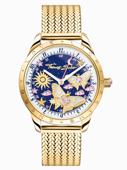 Thomas Sabo WA0430-291-207-33 Dame Ur butterflies gold-colored 33mm 5ATM Armbåndsur