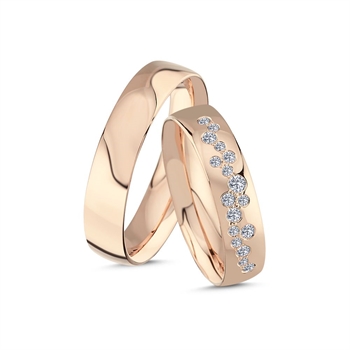 Køb model A4146-025-14R, Rosa guld her hos Houmann.dk